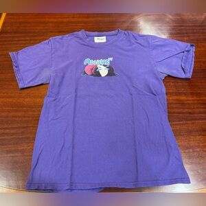 Vintage Awake Purple Graphic T-Shirt Leche
